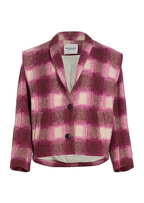 Relaxed Plaid Blazer