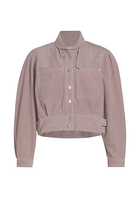 Cropped Corduroy Jacket