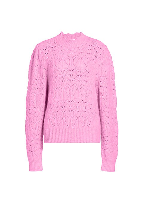 Chic Alpaca Pointelle Sweater