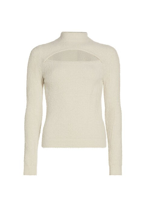 Textured Cut-Out Sweater