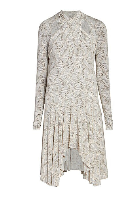 Fishtail Crossover Minidress
