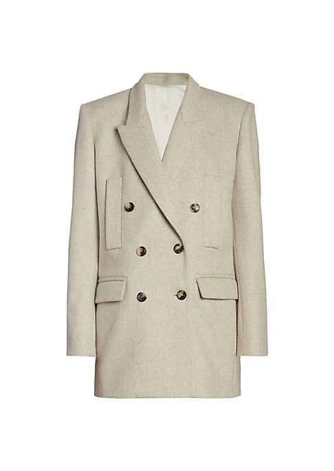 Wool Blend Tailored Jacket