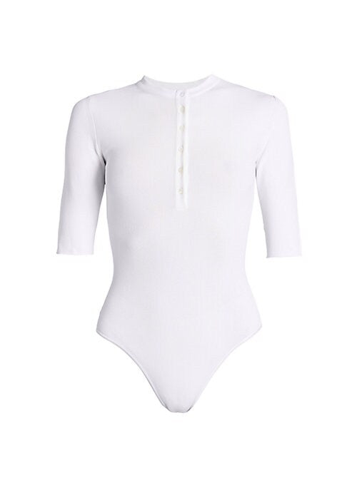 Chic Ribbed Bodysuit