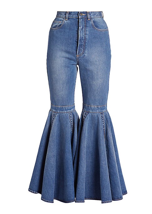 Chic High-Rise Bell-Bottoms