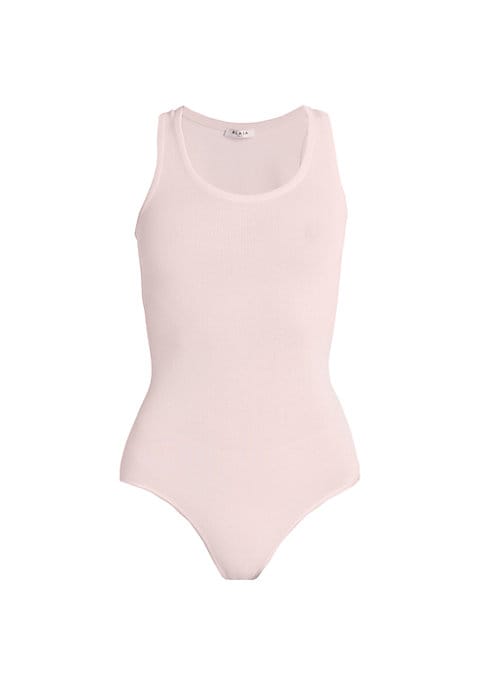 Ribbed Racerback Bodysuit