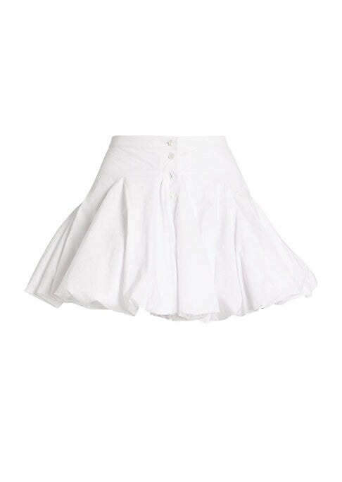 Chic Bubble Hem Skirt