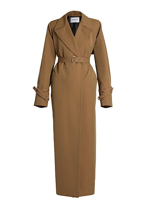 Belted Elegance Trench Coat
