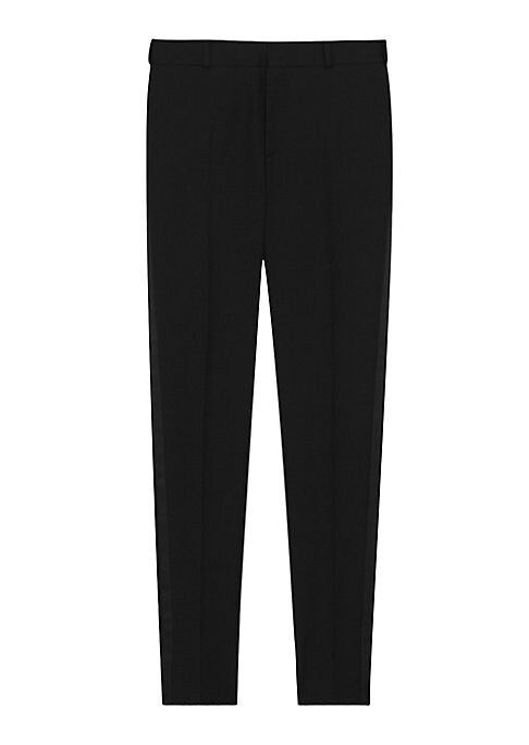 Chic Low-Waisted Tux Pants