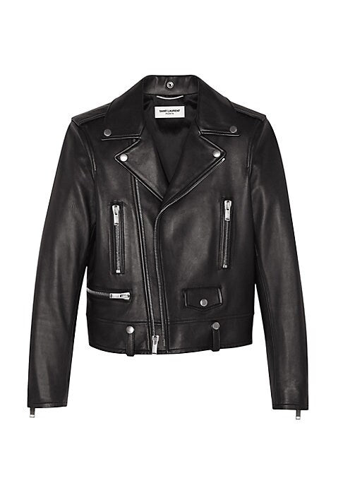 Luxe Leather Biker Jacket