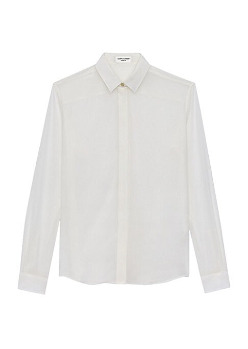 Silk Crêpe Classic Shirt