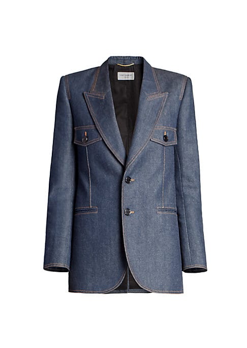 Chic Denim Blazer