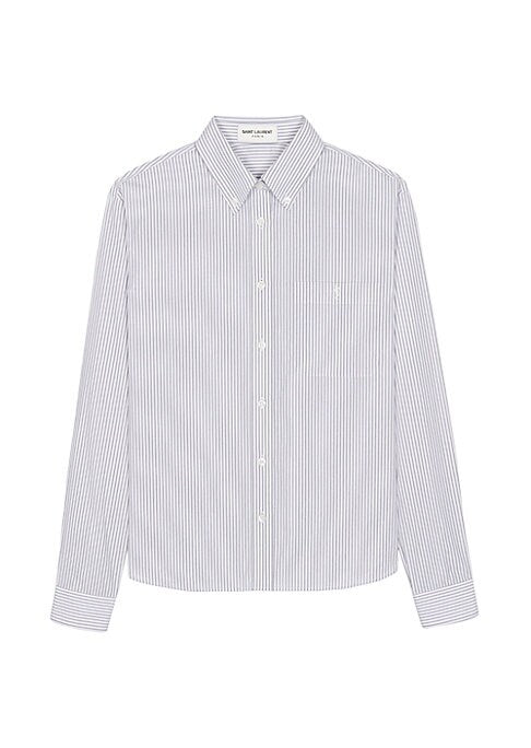 Striped Embroidered Shirt