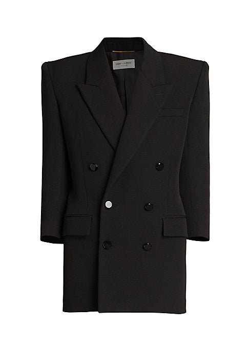 Chic Tailored Wool Coatdress