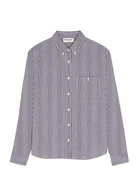 Striped Cotton Poplin Shirt
