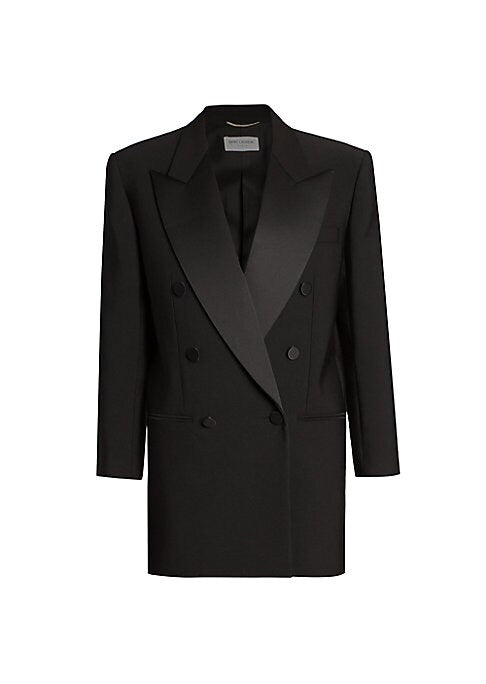 Chic Wool Tuxedo Jacket