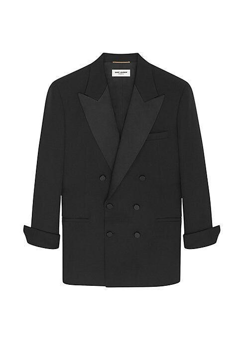 Elegant Wool Tuxedo Jacket