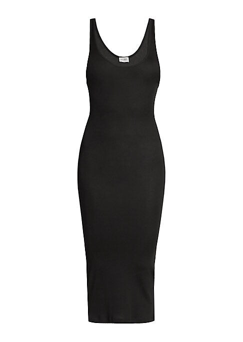 Sleek Ribbed Slip Dress