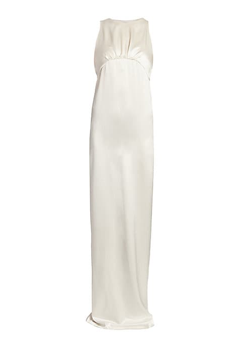 Draped Bow Sheath Dress