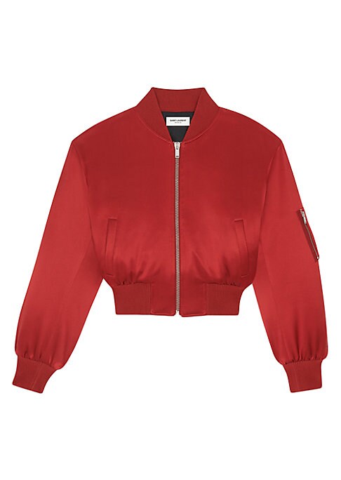 Satin Flight Jacket