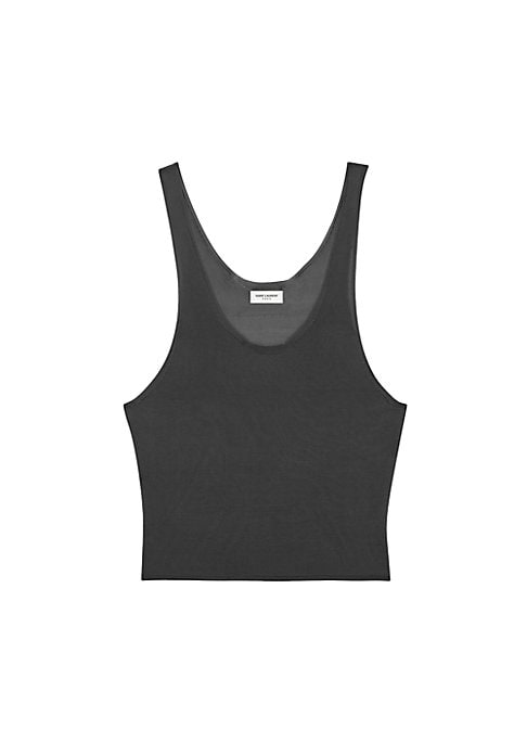 Sleek Silk Sleeveless Top