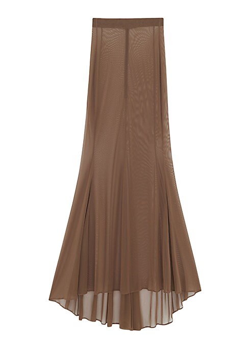 Dipped Hem Mermaid Skirt