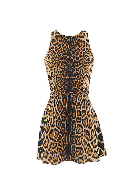 Elegant Silk Halter Dress
