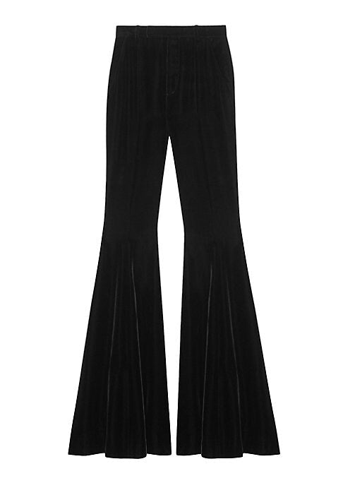 Velvet Flare Trousers