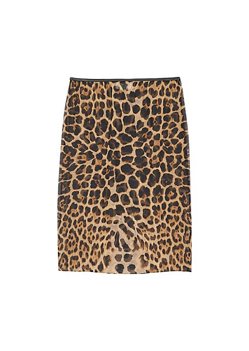 Leopard Luxe Midi Skirt