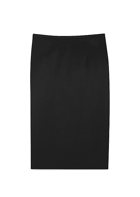 Silk Elegance Midi Skirt