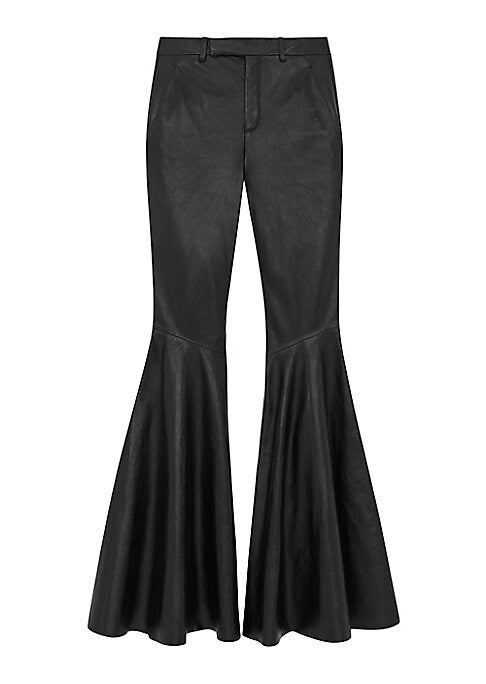 Lustrous Flare Trousers