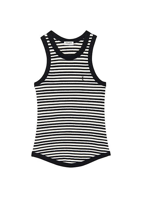 Ribbed Stripes Tank Top