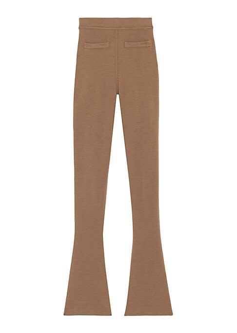 Wool Elastic Fit Trousers