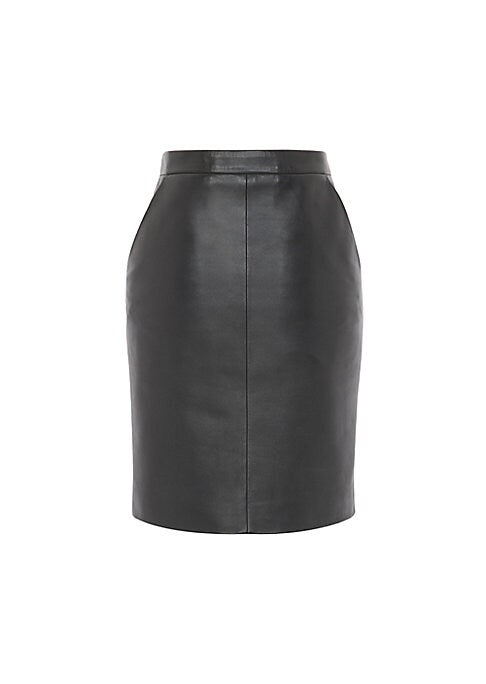 Luxe Lambskin Pencil Skirt