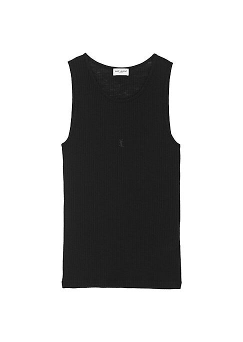 Embroidered Scoop Tank
