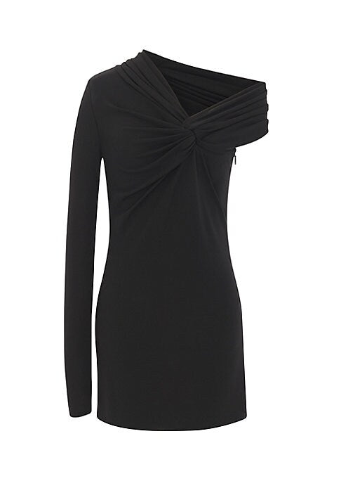 Asymmetrical Crepe Dress