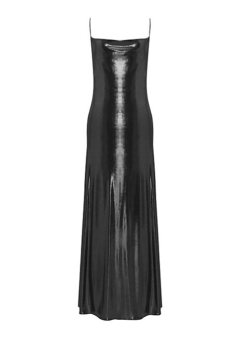 Silky Backless Elegance