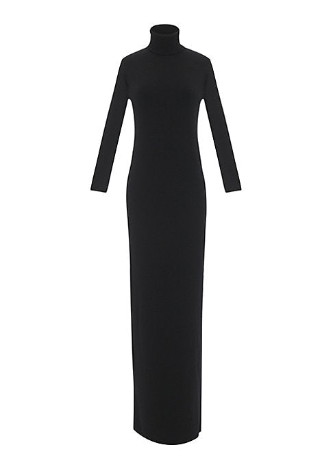Chic Wool Maxi Dress