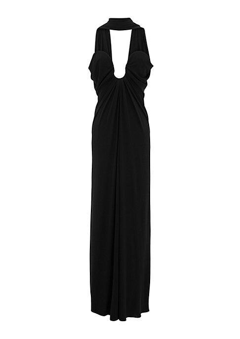 Sweetheart Scarf Gown