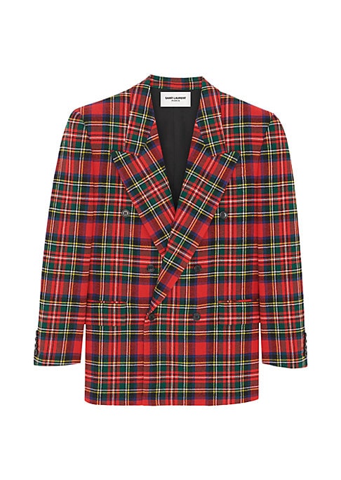 Tartan Oversized Blazer