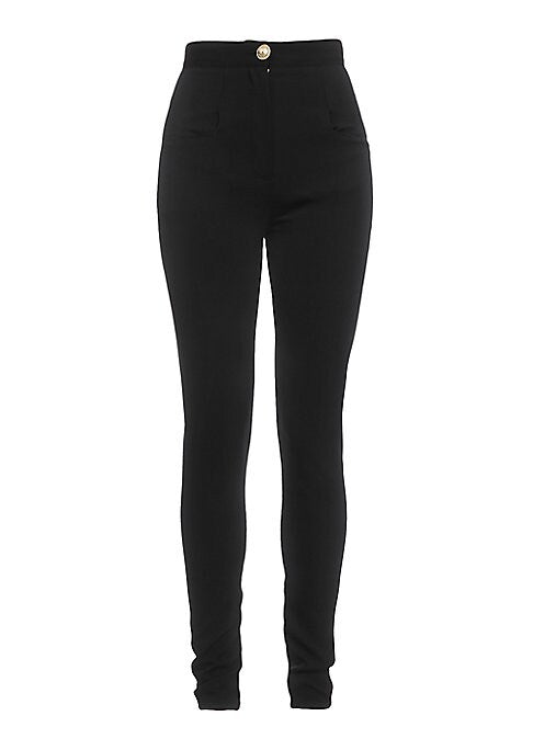 Chic Wool Stretch Trousers