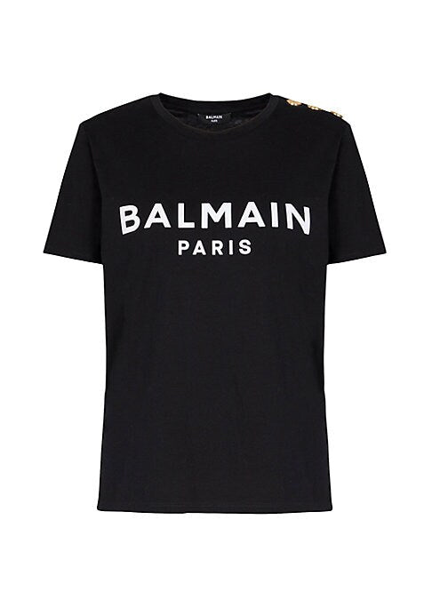 Button-Detail Logo Tee
