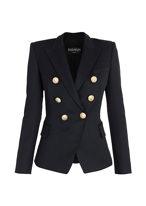 Luxe Gold Button Coat