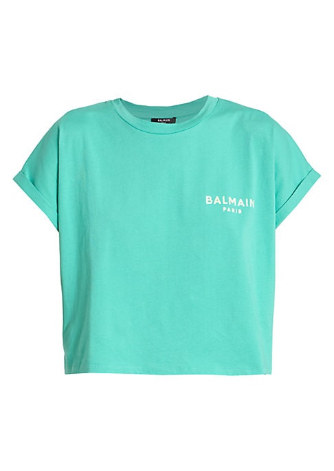 Flocked Crewneck Tee