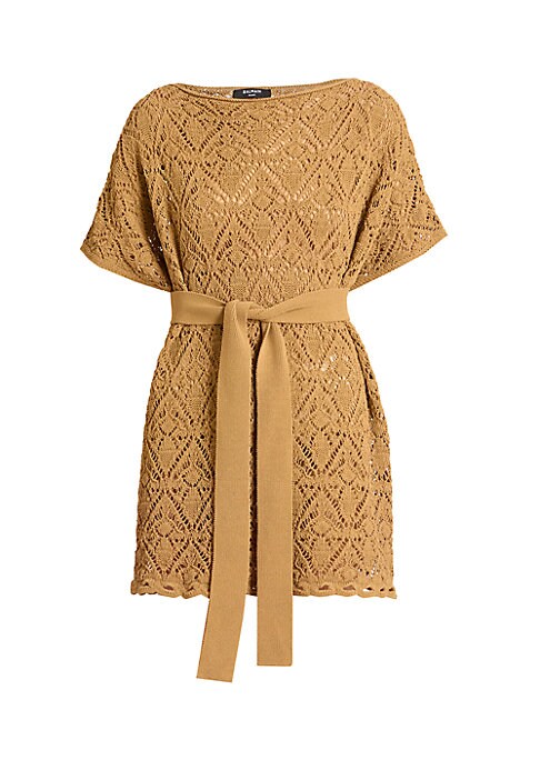 Belted Knit Top