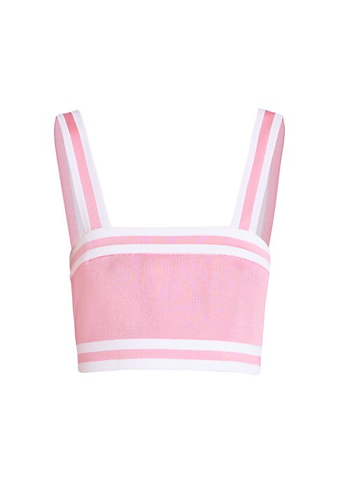 Chic Striped Crop Top