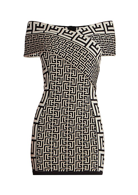 Chic Monogrammed Minidress