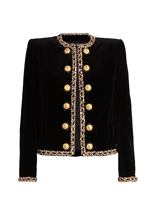 Opulent Velvet Blazer
