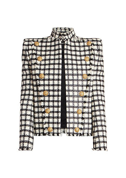 Chic Check Tweed Blazer