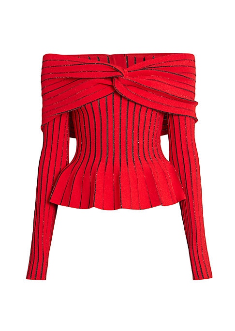 Knotty Peplum Delight