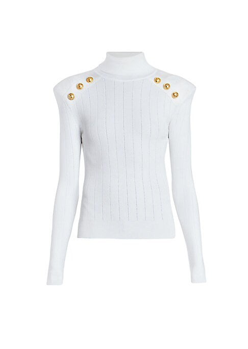 Gold Buttoned Sweater